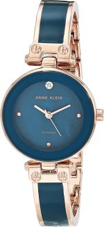 Anne Klein Women's Genuine Diamond Dial Bangle Watch